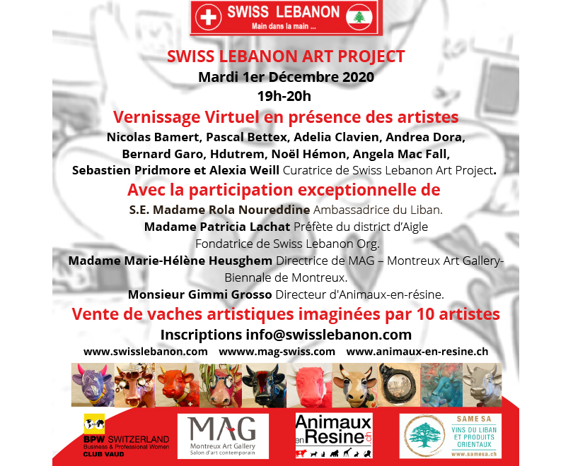 Vernissage virtuel Swiss Lebanon Art Project